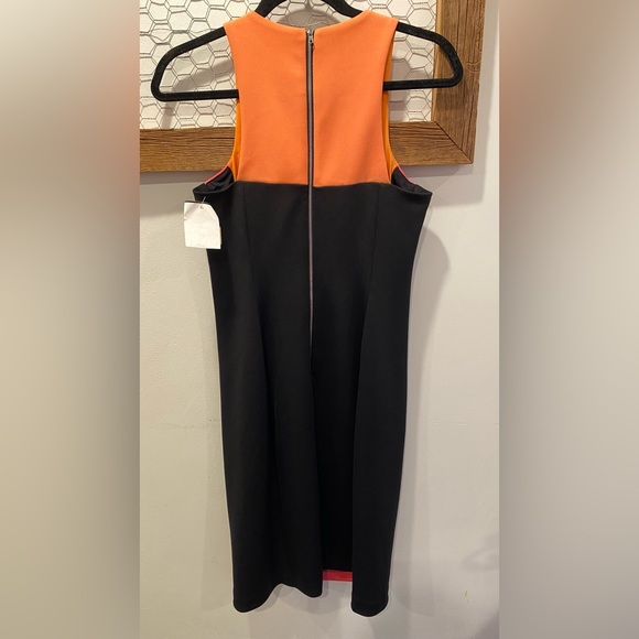 Maggy London Colorblock Mid-Length Dress 8 - Picture 3 of 5